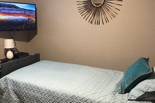 Cypress Assisted Living's Senior Living Bedroom, Houston, Texas