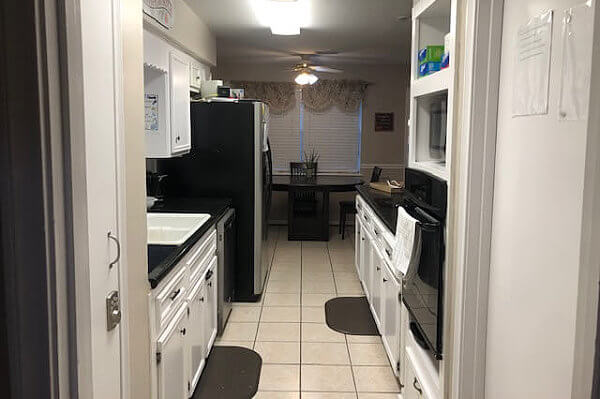 Kitchen for Residents of Cypress Assisted Living in Houston, Texas