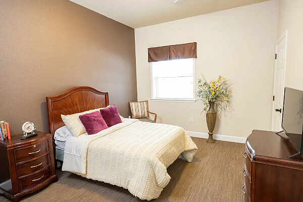Bedroom in Cypress Assisted Living's Facility in Houston, Texas